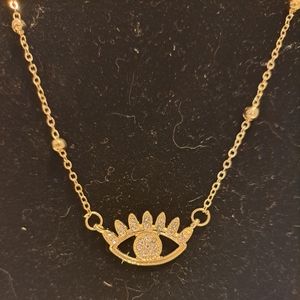 Beautiful Third Eye costume jewelry necklace